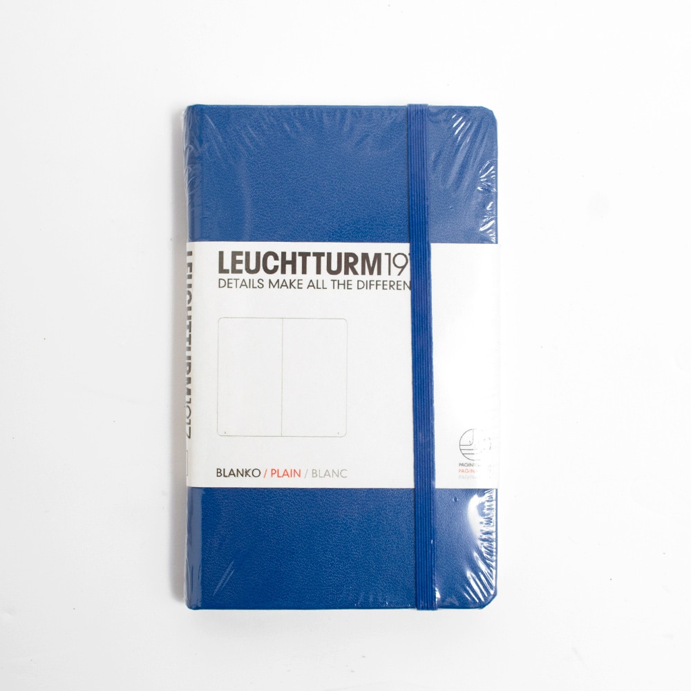 Leuchtturm, Pocket, Hardcover, A6, Plain, Royal Blue